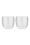 FOREVER Espressotasse Glas doppelwandig 2 Stück 80 ml