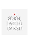 PPD Servietten Schön dass Du da bist