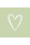 PPD Servietten Pure Heart green