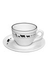 STEINLIN Kaffeetasse mit Untertasse Alpaufzug