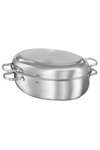 RÖSLE Bräter mit Deckel Fischbräter oval Elegance