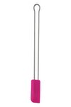 RÖSLE Teigschaber Silikon pink schmal 26 cm