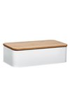 ZELLER Brotkasten weiss Bamboo