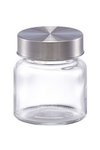 ZELLER Vorratsglas mit Deckel Metall Mini 75ml
