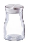 ZELLER Gewürzdose Glas Inox
