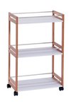 ZELLER Rollwagen Bamboo weiss