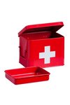 ZELLER Medizinbox Metall rot