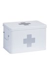 ZELLER Medizinbox Metall weiss