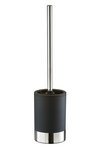 ZELLER WC-Bürstengarnitur Kunststoff schwarz matt Inox