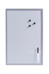 ZELLER Magnet Memobord grau
