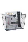 ZELLER Zeitungsständer Mesh Metall anthrazit 39x17.5x27 cm