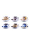 ZELLER Espressotassen Set Magic Eyes