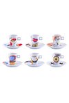ZELLER Espressotassen Set Faces