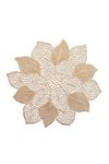 ZELLER Tischset Flower gold