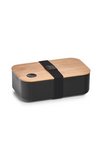 ZELLER Lunchbox mit Bambusdecke schwarz