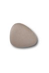 ZELLER Untersetzer Curve Kunstleder metallic taupe