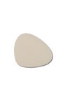 ZELLER Untersetzer Curve Kunstleder creme