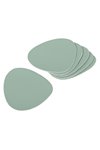 ZELLER Untersetzer Curve Kunstleder mint