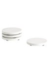 ZELLER Untersetzer-Set Marmor Glas