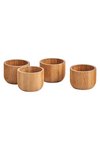 ZELLER Eierbecher Bamboo 4 Stück ø 5x4 cm