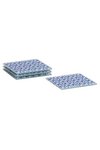 ZELLER Untersetzer-Set Marokko blau weiss