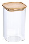 ZELLER Vorratsglas mit Bambusdeckel 1400ml