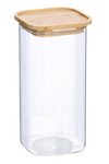 ZELLER Vorratsglas mit Bambusdeckel 1600ml