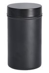 ZELLER Vorratsglas mit Metalldeckel schwarz 900 ml