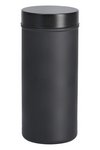 ZELLER Vorratsglas mit Metalldeckel schwarz 1250 ml