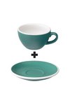 Loveramics Egg Kaffeetasse mit Untertasse 200ml blaugrün