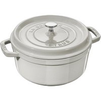 Staub Cocotte rund 26 cm Weisser Trüffel