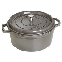 Staub Cocotte rund 26 cm Graphit-Grau