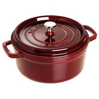 Staub Cocotte rund 24 cm Grenadine Rot