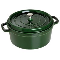 Staub Cocotte rund 28 cm Basilikum Grün
