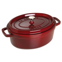 Staub Cocotte oval 31 cm Grenadine Rot