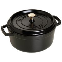 Staub Cocotte rund 20cm Schwarz