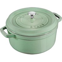 Staub Cocotte rund 20 cm Salbei