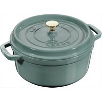 Staub Cocotte rund 22 cm Eucalyptus