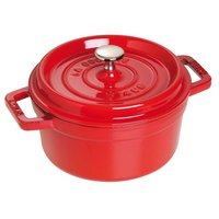 Staub Cocotte rund 26 cm Kirsch-Rot