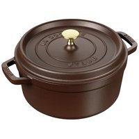 Staub Cocotte rund 24cm chocolat