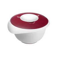 Westmark Rührschüssel mit Spritzschutz 2.5l rot