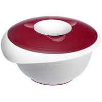 Westmark Rührschüssel mit Spritzschutz 3.5l rot