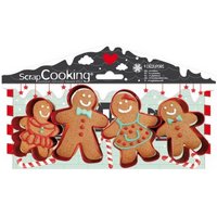 Scrap Cooking Keksausstecher Lebkuchenfamilie