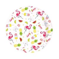 Scrap Cooking 8 Stk. Teller Karton Sommer D23cm
