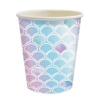 Scrap Cooking 8 Stk. Becher Karton Meerjungfrau 25cl