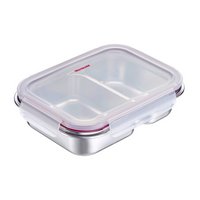 Westmark Lunch Box Edelstahl geteilt