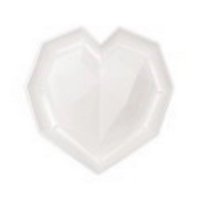 Scrap Cooking Silikonform Diamant Herz