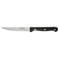 Schwarz Steak und Pizzamesser gezahnt