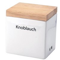 Continenta Vorratsdose Keramik mit Holzdeckel