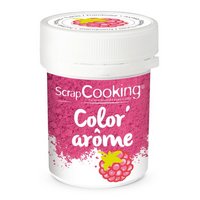 Scrap Cooking Lebensmittelfarbe mit Aroma Himbeere Pulver 10g
